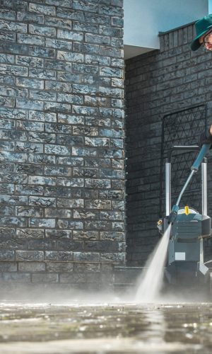 cement power wash